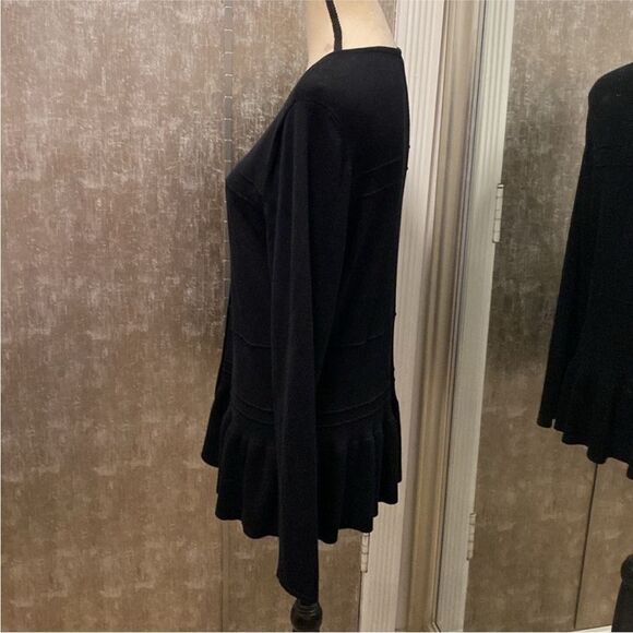 Jason Wu Black Button-Up Cardigan, L - Picture 5 of 9